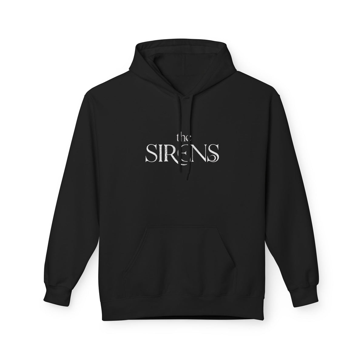 THE SIRENS Black Fleece Hoodie