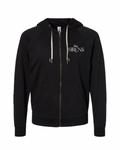 THE SIRENS Black Full-Zip Hooded Sweatshirt